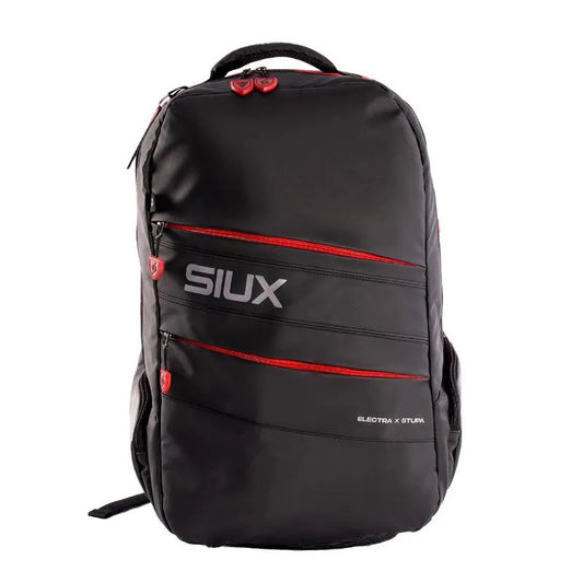Mochila Siux Stupa Electra Negro Rojo - Image 1