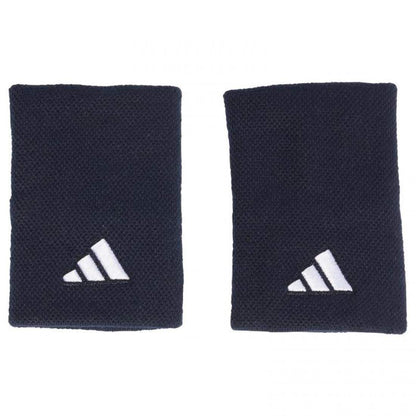 Muñequeras Adidas Azul Oscuro Blanco Grande 2 Unidades