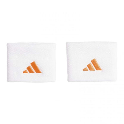 Muñequeras Adidas Blanco Naranja 2 Unidades