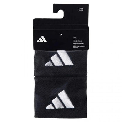 Serre poignet Adidas Courts Noir Blanc 2 Unités