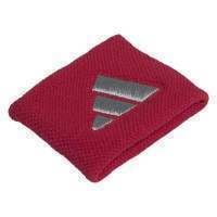 Munequeras Adidas Cortas Rojo Gris 2 Unidades