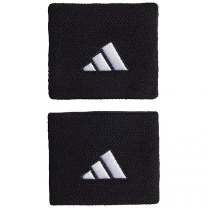 Muñequeras Adidas Negro Blanco 2 Unidades