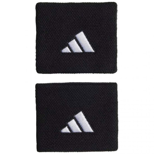 Muñequeras Adidas Negro Blanco 2 Unidades