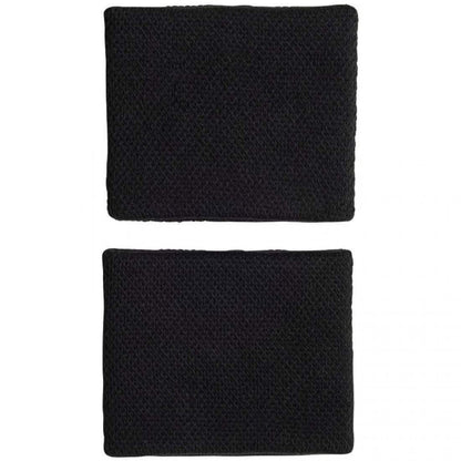 Muñequeras Adidas Negro Blanco 2 Unidades