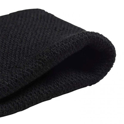 Muñequeras Adidas Negro Blanco 2 Unidades