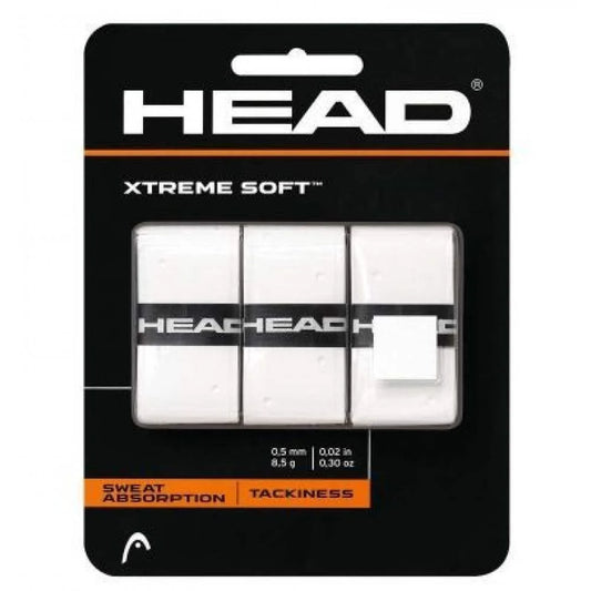 SURGRIPS PADEL Head Xtreme Soft 3 Unités Blanc