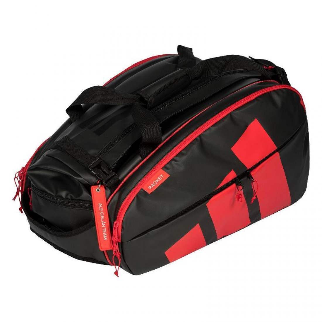 Paletero Adidas Ale Galan Multigame 3.5 Negro Rojo