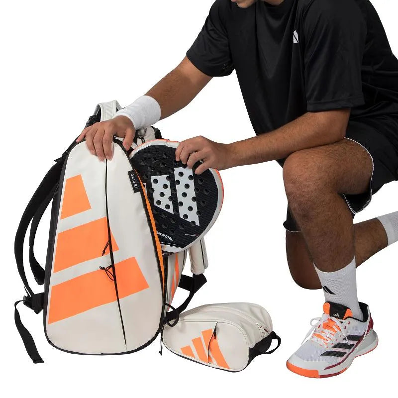 Sacoche Padel Adidas Multigame 3.5 Orange Craie Blanc - Image 5
