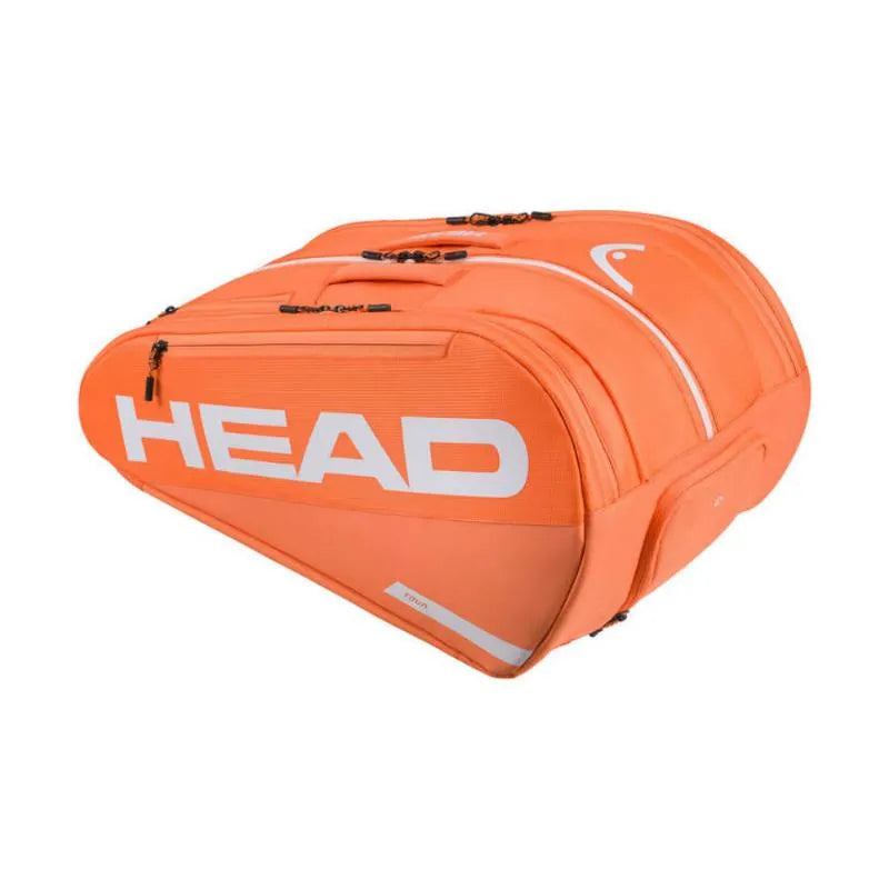 Sac Padel Orange de la Tête de Tournée - Image 1