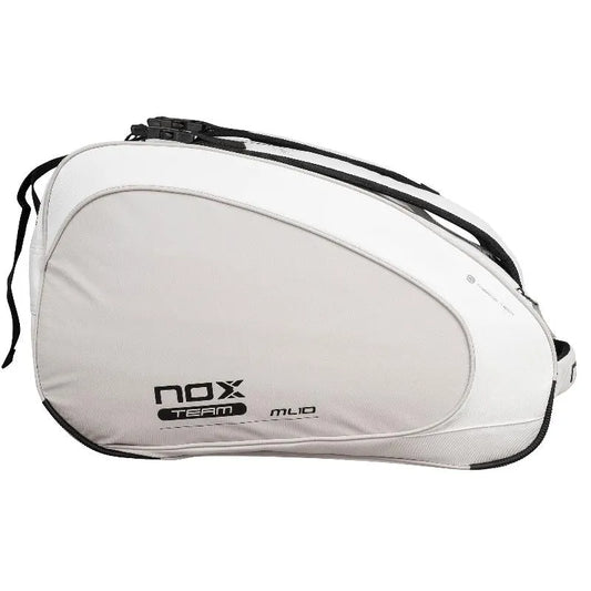 Sac de raquette de padel Nox ML10 Team Blanc Gris - Image 1