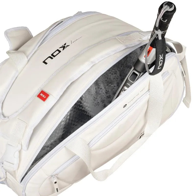 Sac de raquette de padel Nox Pro Series blanc - Image 4