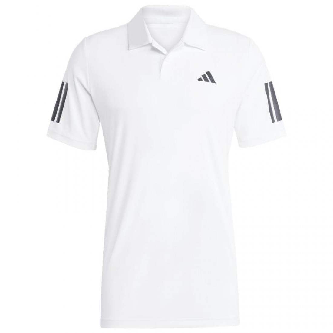 Polo Adidas Club 3 Bandes Blanc Noir