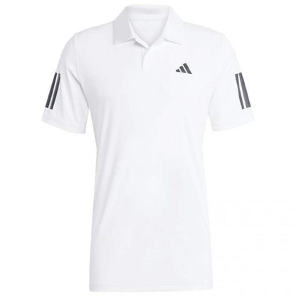 Polo Adidas Club 3 Bandes Blanc Noir