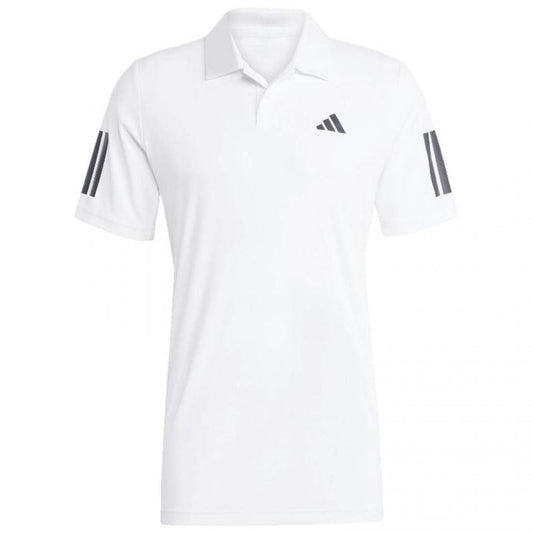 Polo Adidas Club 3 Bandes Blanc Noir