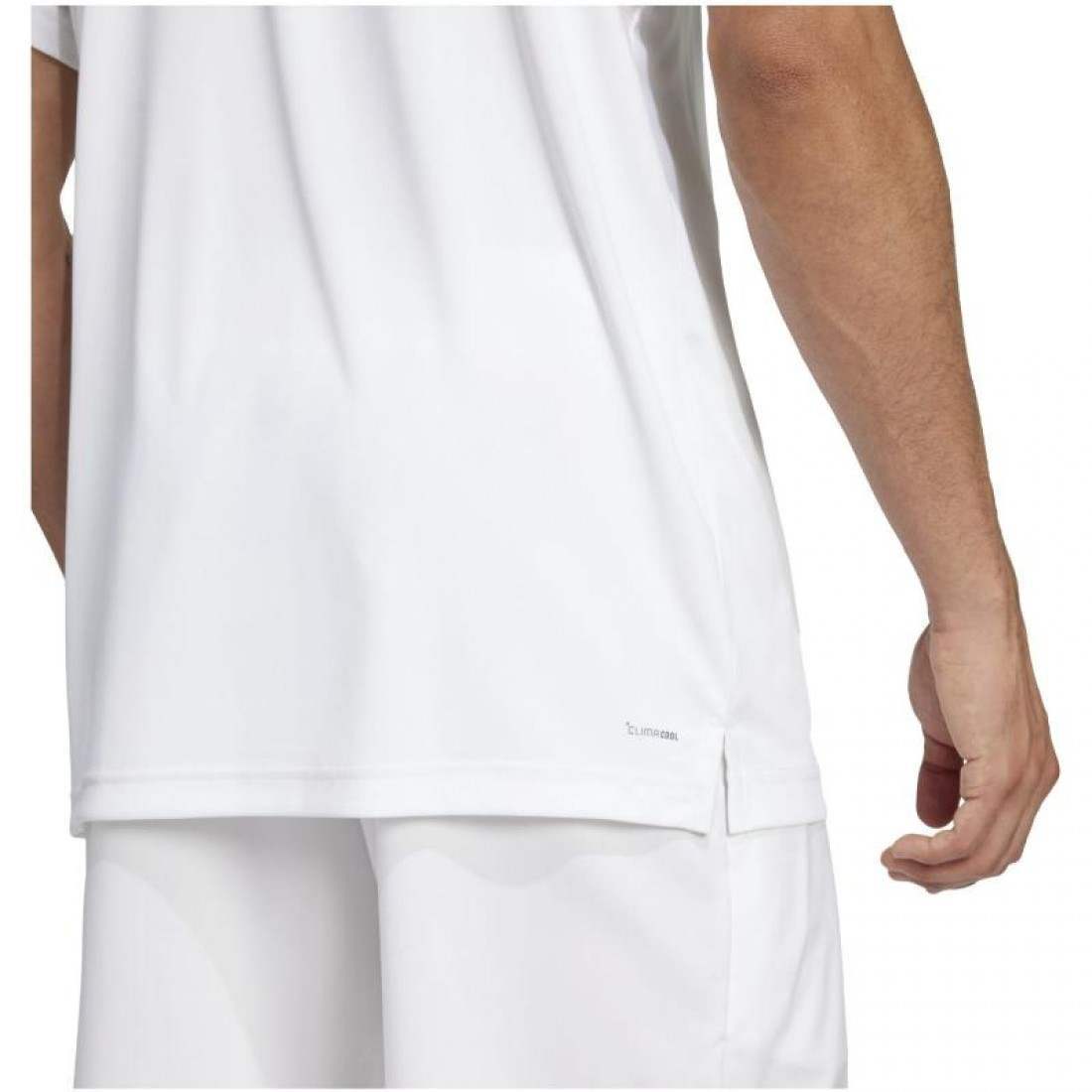 Polo Adidas Club 3 Stripes Blanco Negro