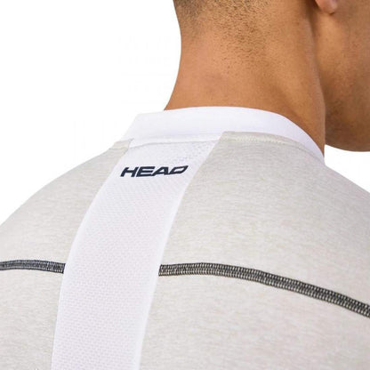 Polo Head Play Tech Gris Claro
