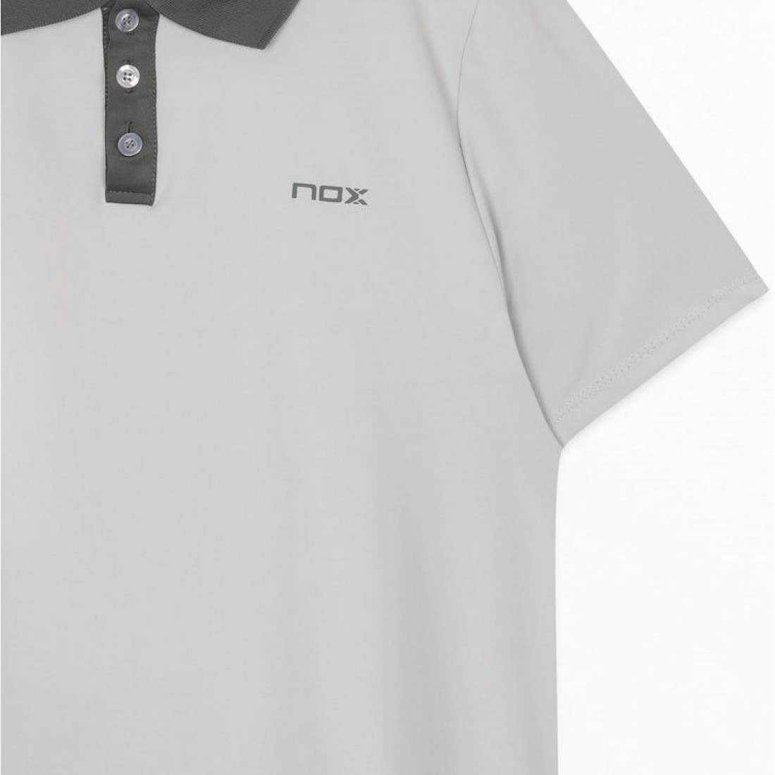 Polo Nox Pro Gris Claro - Barata Oferta Outlet