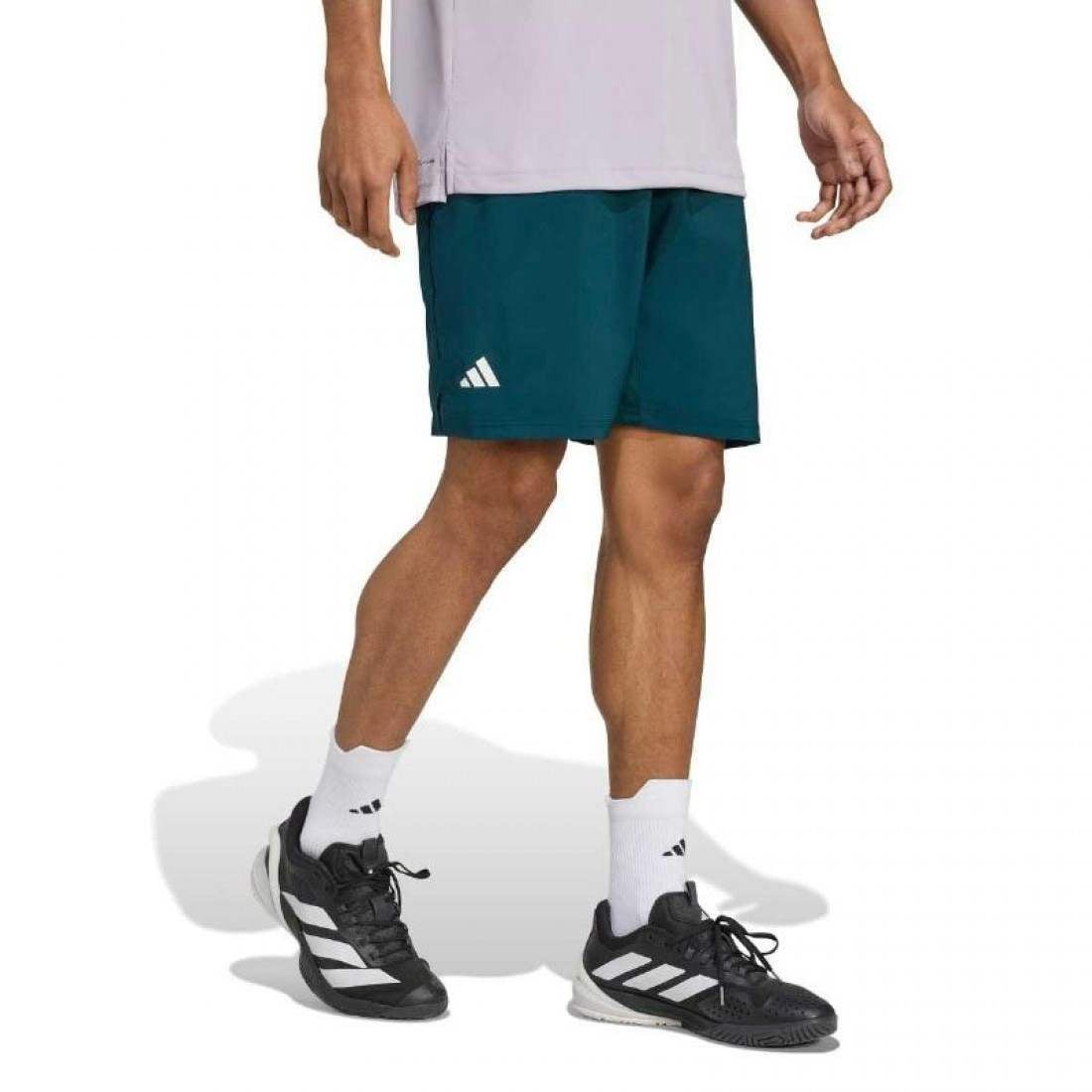 Short adidas Club 3 Bandes Verde Aurora
