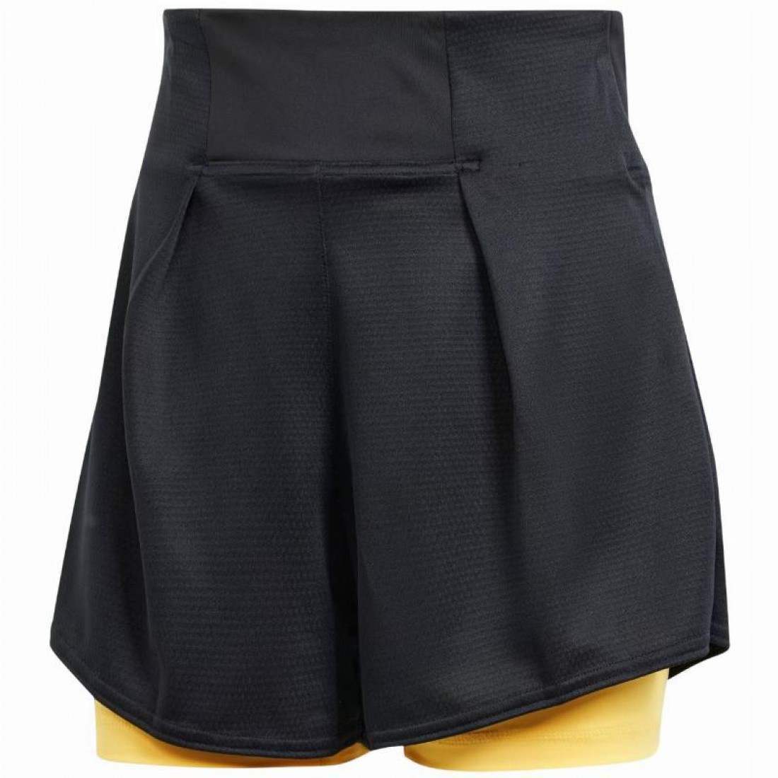Short Adidas Match Pro Negro Amarillo Mujer
