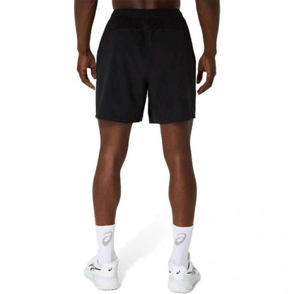 Short Asics Court 7IN Negro Blanco