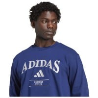 Sweat-shirt Adidas Heritage Graphic bleu foncé
