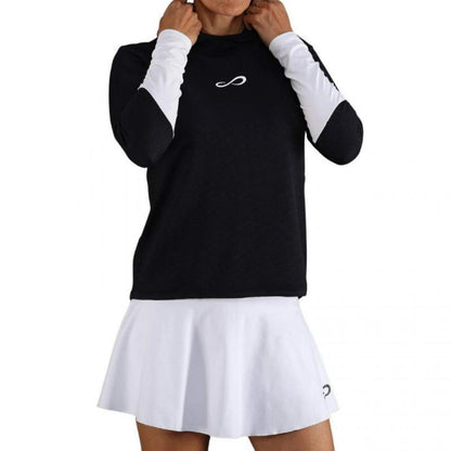 Sudadera Endless Breath Line Negro Blanco