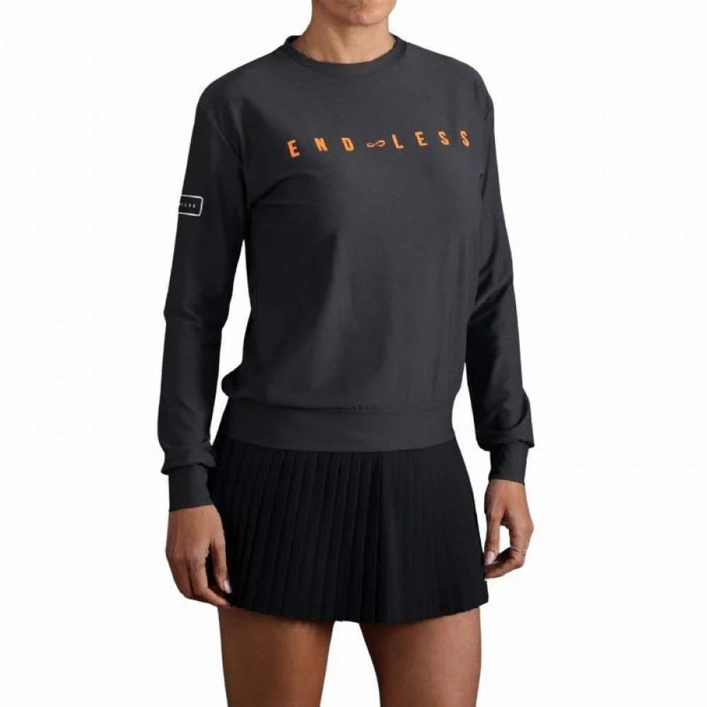 Sweat-shirt Endless Inner Tech II en titane
