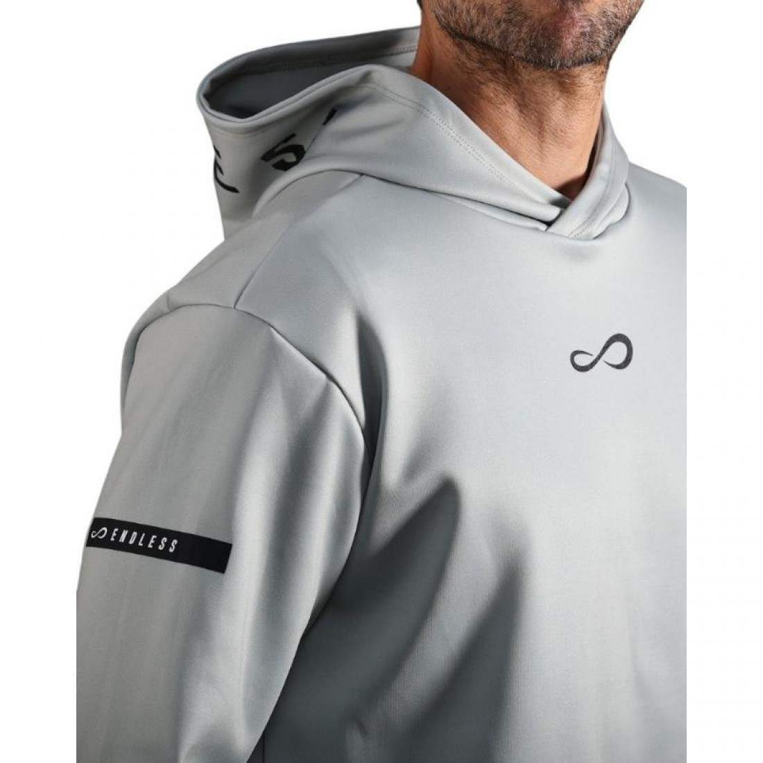 Sudadera Endless Sniper Gris Claro