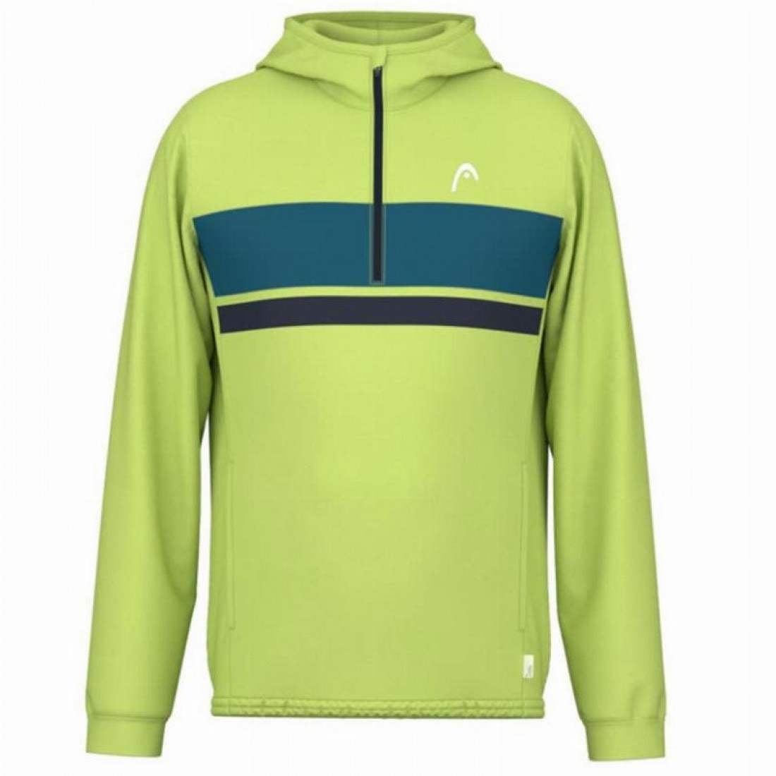Sudadera Head Topspin Lima Azul Teal