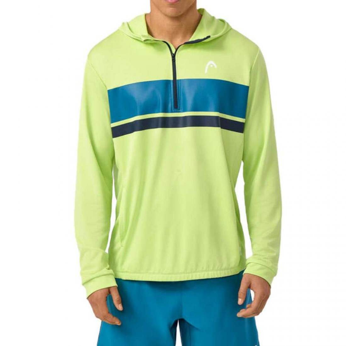 Sudadera Head Topspin Lima Azul Teal