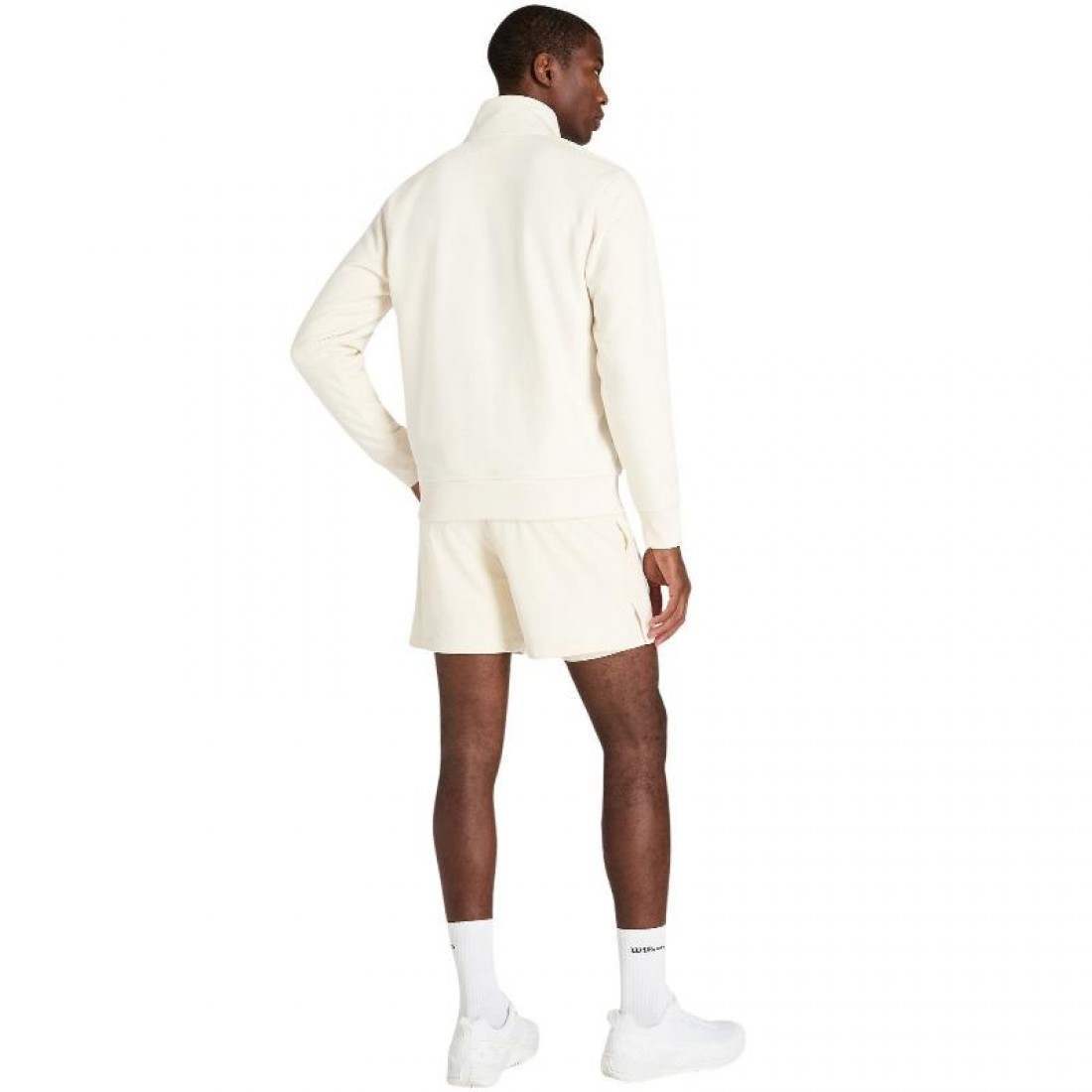 Sudadera Wilson Tenis Club Half Zip Beige Arena