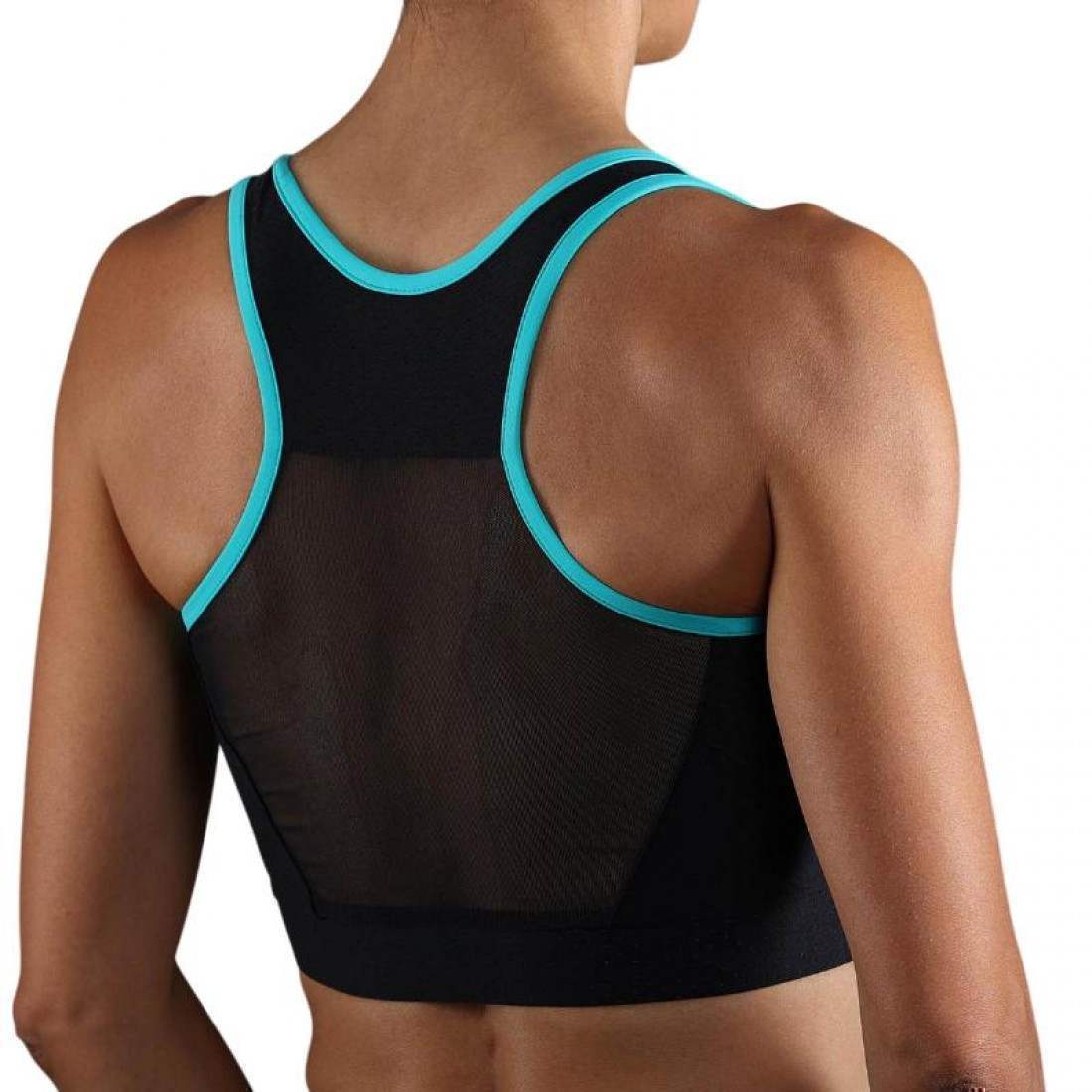 Top Endless Vanity II Negro Azul
