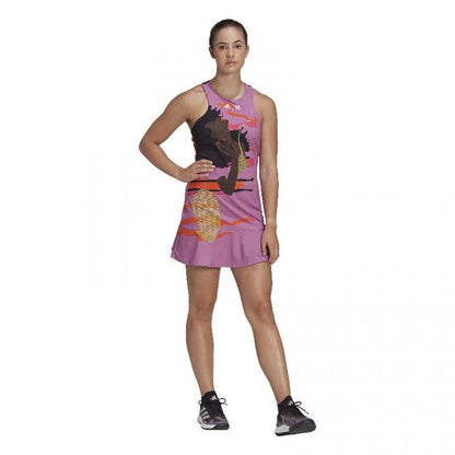 Vestido Adidas New York Morado Negro - Barata Oferta Outlet