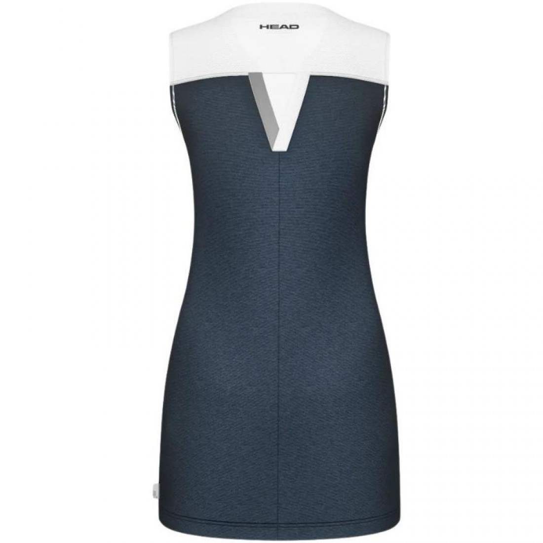 Vestido Head Play Tech Azul Marino Blanco