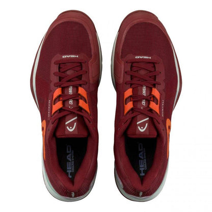 Zapatillas Asics Head Sprint Pro 3.5 Clay Shoes Dark Red Orange