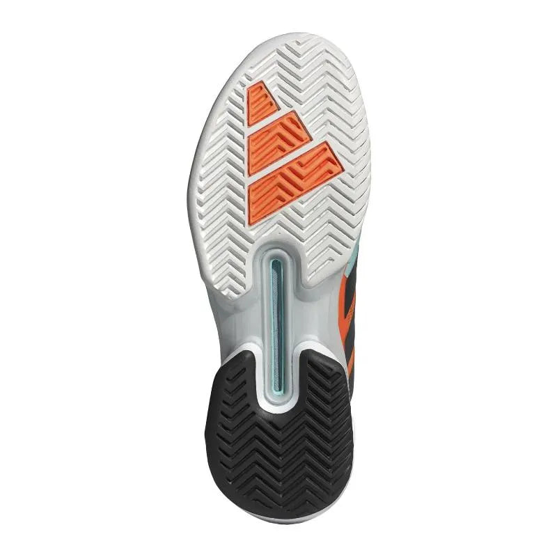 Adidas Adizero Ubersonic 5 Bleu Orange - Image 2