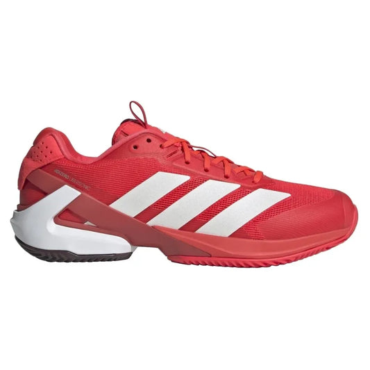 Adidas Adizero Ubersonic 5 Terre Battue Rouge Blanc Baskets - Image 1