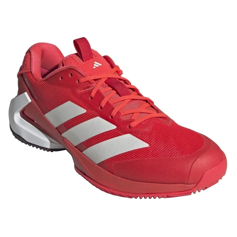 Adidas Adizero Ubersonic 5 Terre Battue Rouge Blanc Baskets - Image 5