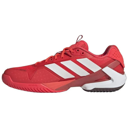 Adidas Adizero Ubersonic 5 Rouge Blanc Baskets - Image 3