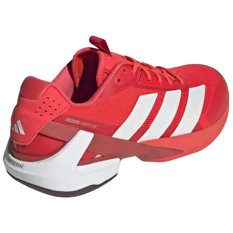 Adidas Adizero Ubersonic 5 Rouge Blanc Baskets - Image 6
