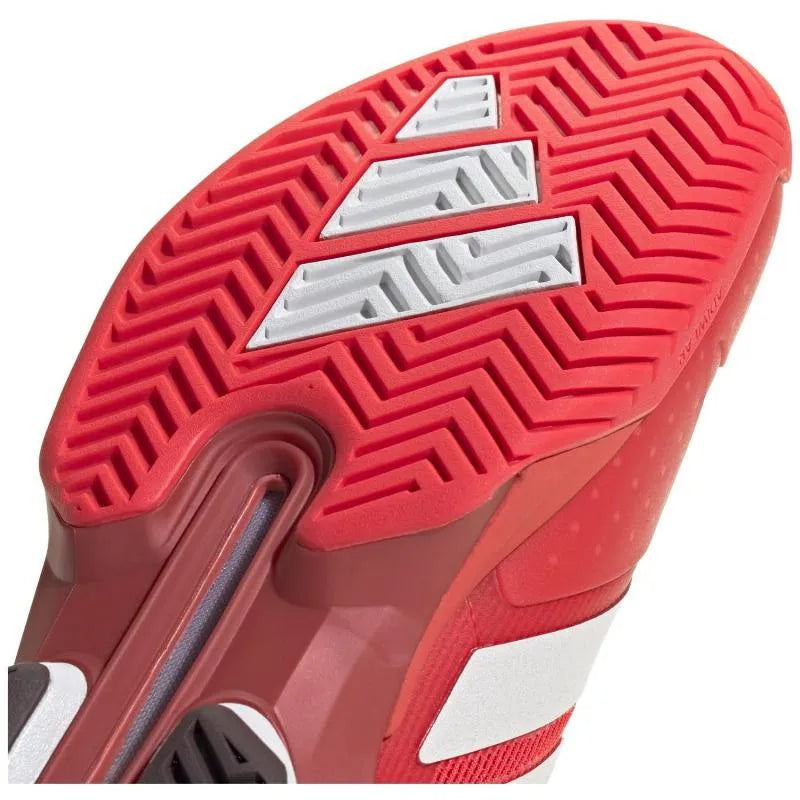 Adidas Adizero Ubersonic 5 Rouge Blanc Baskets - Image 7