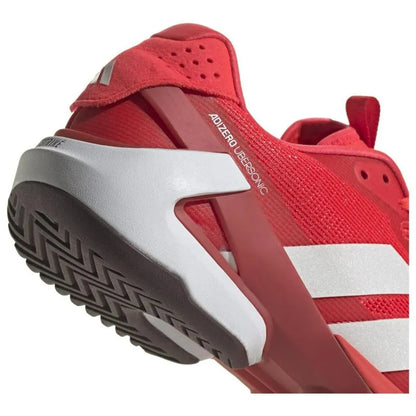 Adidas Adizero Ubersonic 5 Rouge Blanc Baskets - Image 8