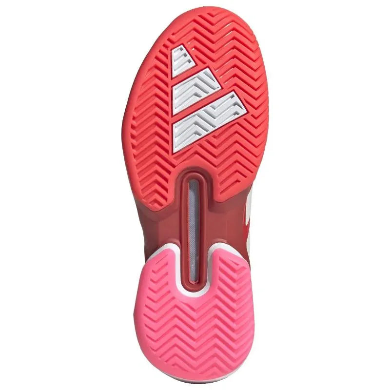 Adidas Adizero Ubersonic 5 Red White Pink Women's Sneakers - Image 2
