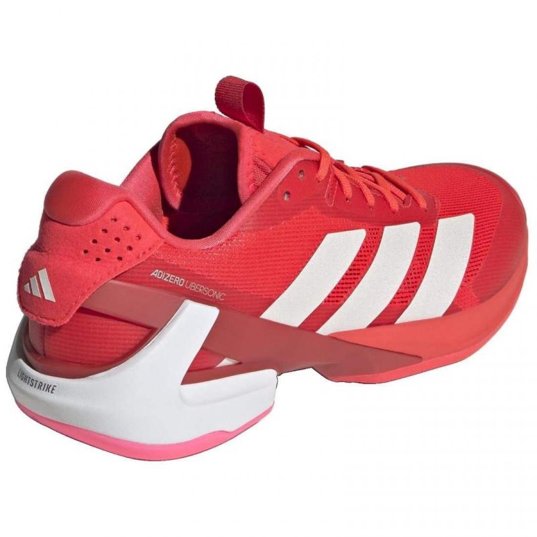 Adidas Adizero Ubersonic 5 Rouge Blanc Rose Baskets Femme
