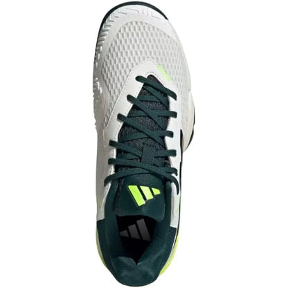 Adidas Barricade K Blanc Noir Vert Baskets Junior - Image 4