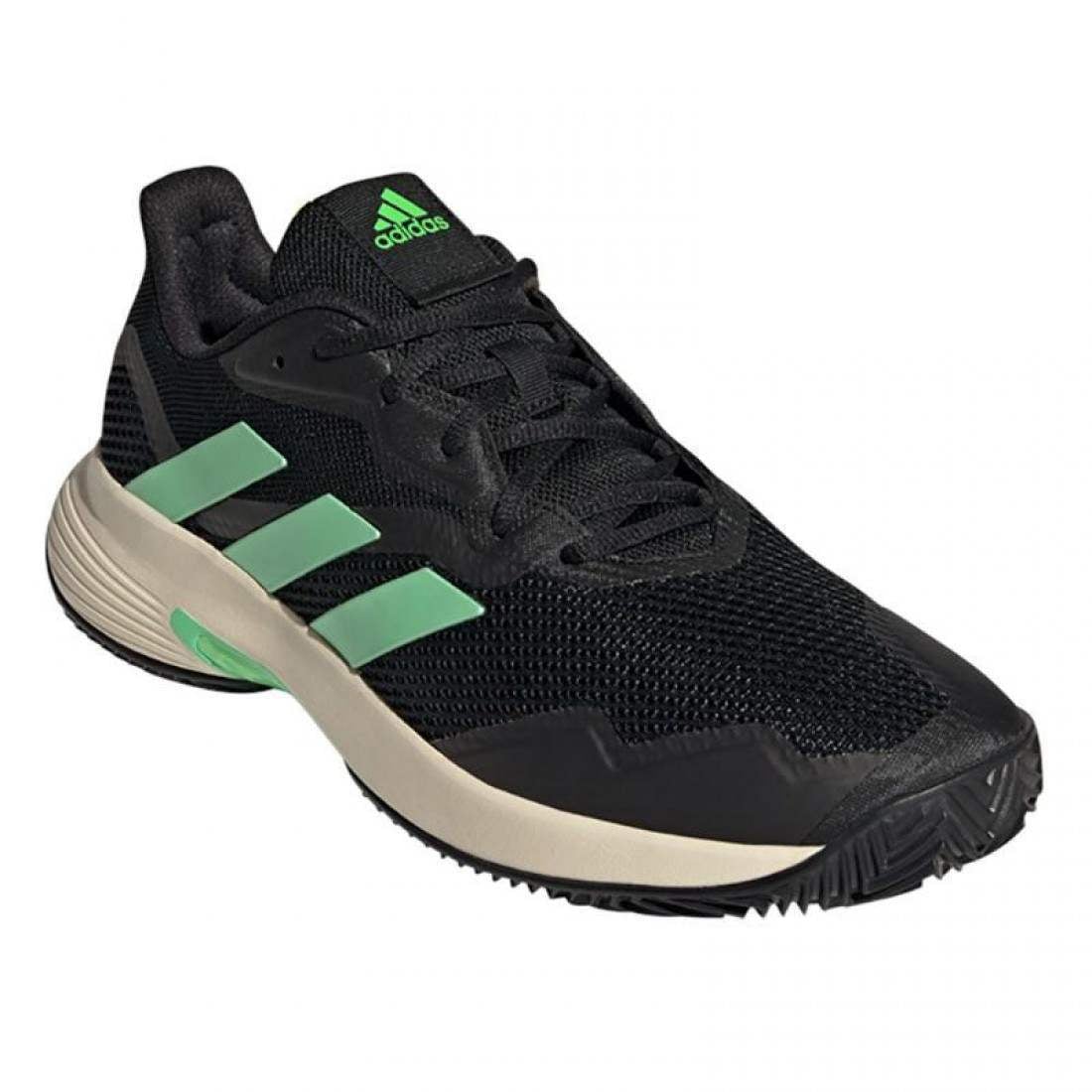 Zapatillas Adidas Court Jam Control M Negro Verde - Barata Oferta Outlet