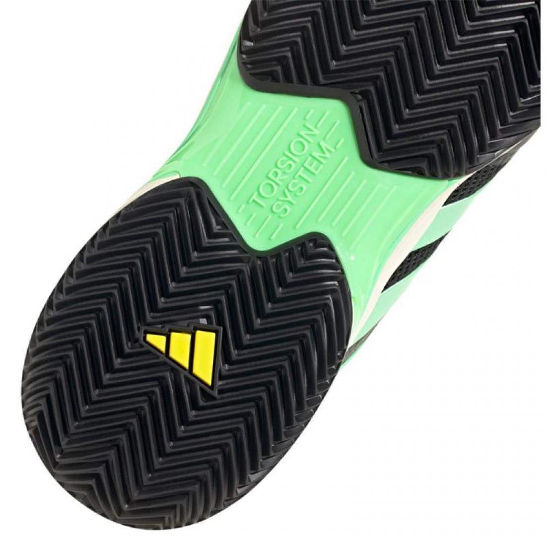 Zapatillas Adidas Court Jam Control M Negro Verde - Barata Oferta Outlet
