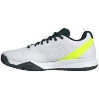 Adidas Courtflash Speed 2 Blanc Argent Citron Baskets
