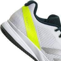 Adidas Courtflash Speed 2 Blanc Argent Citron Baskets