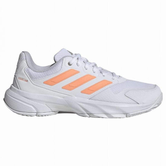 Zapatillas Adidas Adidas CourtJam Control 3 White Orange Women''''s Sneakers